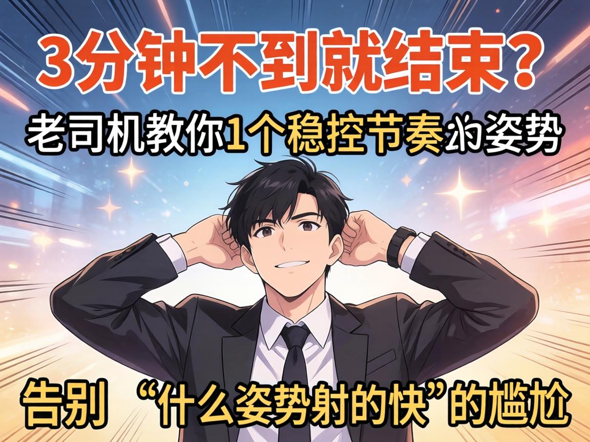 3分钟不到就结束？老司机教你1个稳控节奏的姿势，告别“什么姿势射的快”的尴尬-凯格尔/PC肌社区-P动