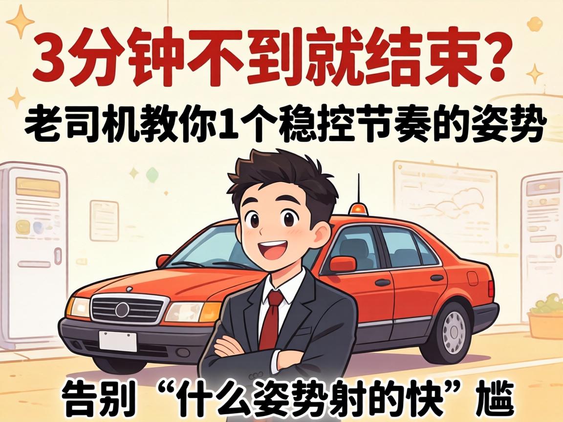 3分钟不到就结束？老司机教你1个稳控节奏的姿势，告别“什么姿势射的快”的尴尬