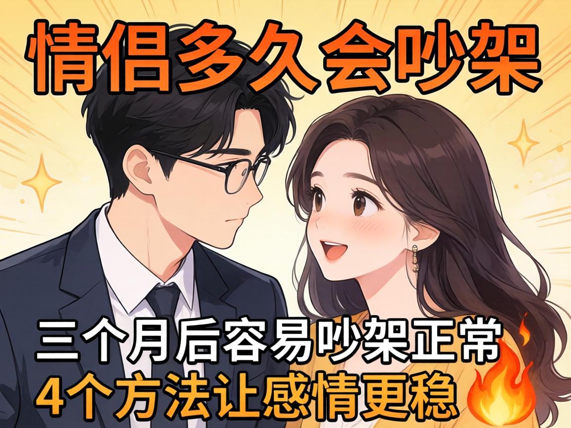 情侣多久会吵架_三个月后容易吵架正常？4个方法让感情更稳🔥