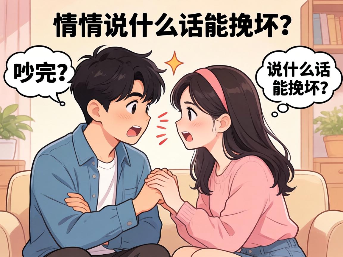 情侣吵完架，说什么话能挽回？