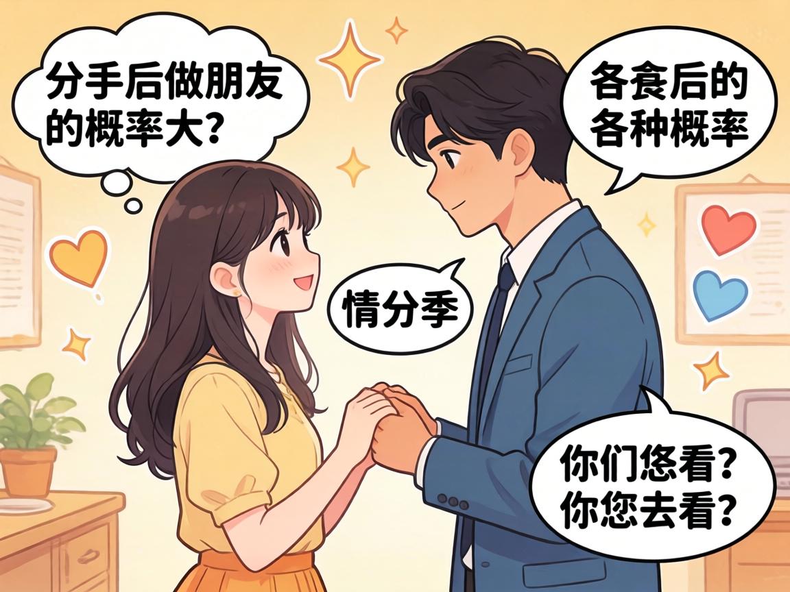 情侣分手后的各种概率_分手后做朋友的概率大吗？你们怎么看？