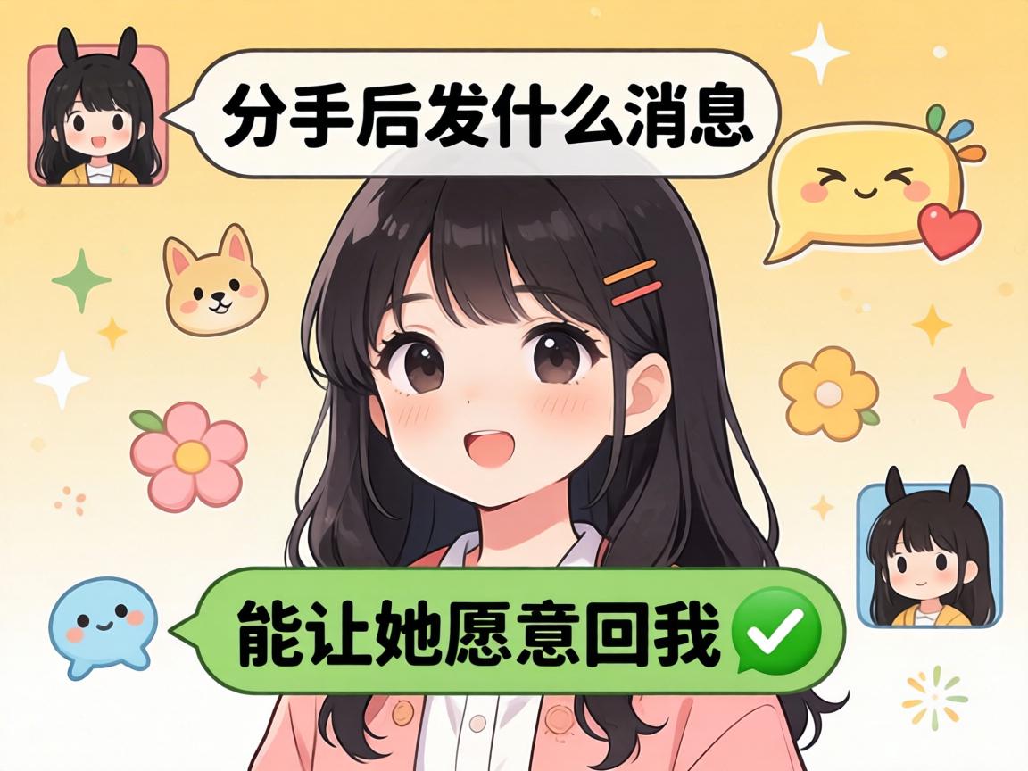 分手后发什么消息，能让她愿意回我？
