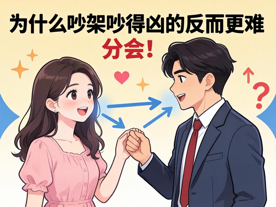 为什么吵架吵得凶的情侣，反而更难分手？