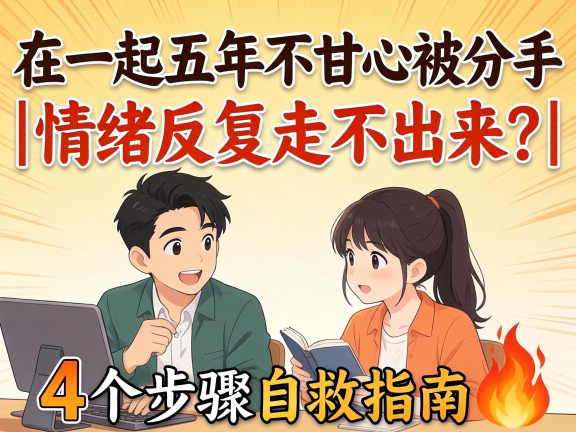 在一起五年不甘心被分手｜情绪反复走不出来？｜4个步骤自救指南🔥