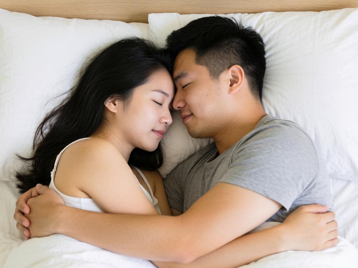 男女拥抱睡觉的姿势_情侣侧卧拥抱睡觉姿势哪个更助眠？