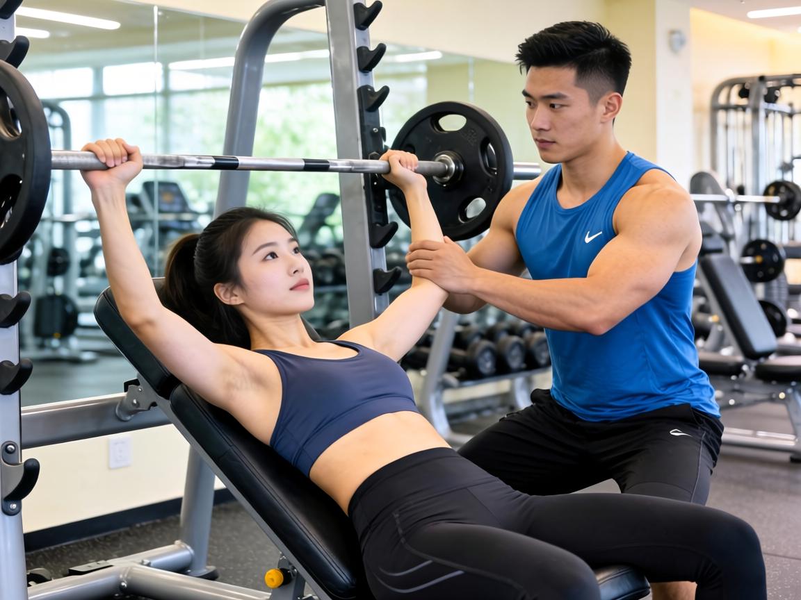 女上的正确姿势到底是什么？健身达人分享上斜卧推不伤肩的技巧
