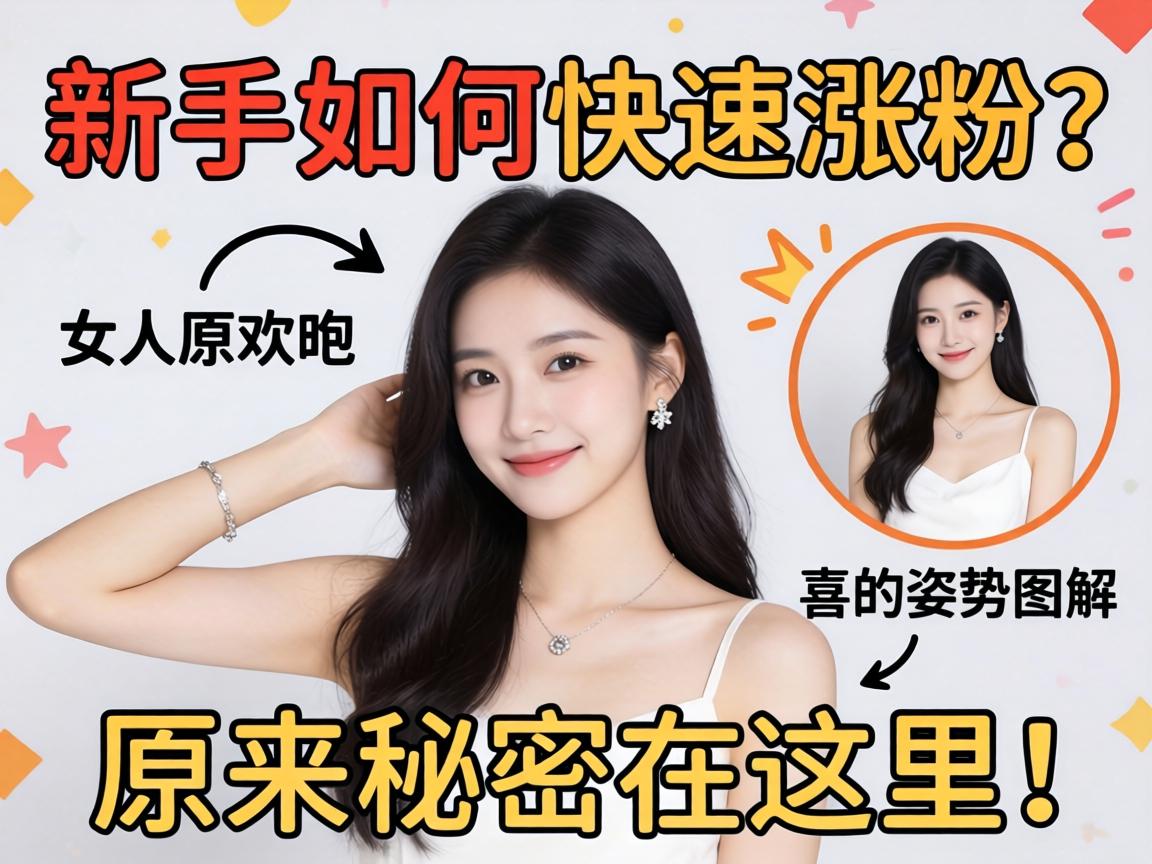 新手如何快速涨粉？女人最喜欢的姿势图解，原来秘密在这里！