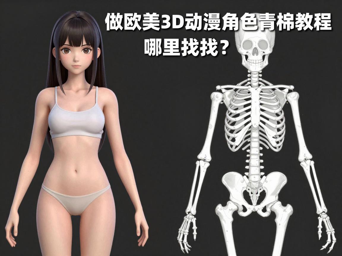 做欧美3D动漫角色骨骼绑定教程哪里找?_想画写实人体建模布线图难吗? 做欧美3D动漫角色骨骼绑定教程哪里找?_想画写实人体建模布线图难吗?