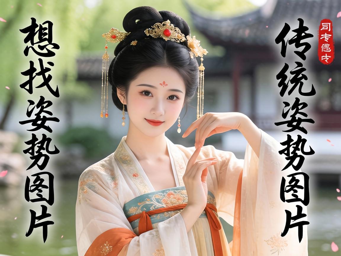 想找“传统姿势图片”却全是网图？求高清大图的古风仕女姿势怎么摆？