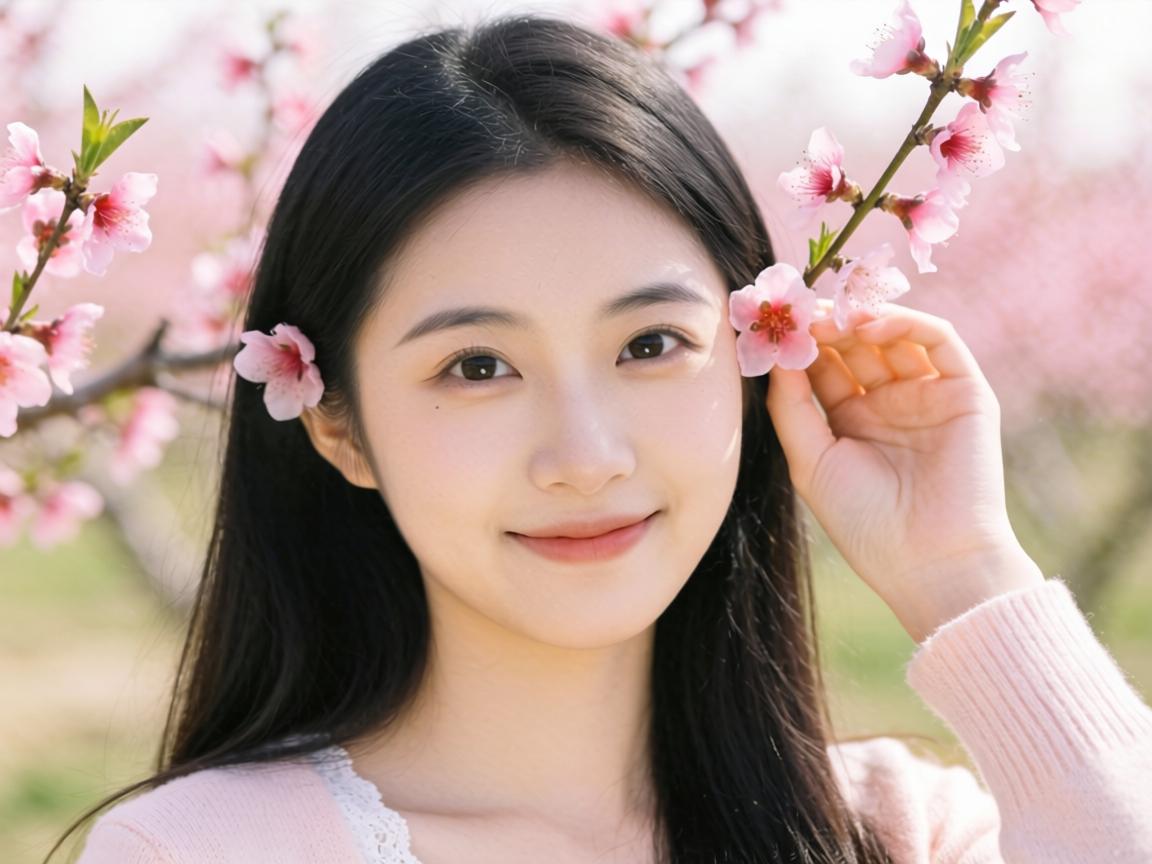 人面桃花姿势怎么摆才自然？拍照显脸小还温柔的技巧有哪些？