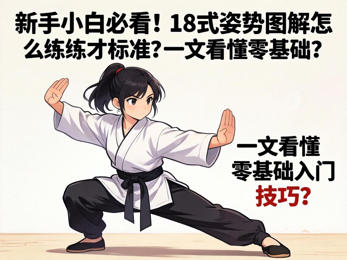 新手小白必看！18式姿势图解怎么练才标准？一文看懂零基础入门技巧
