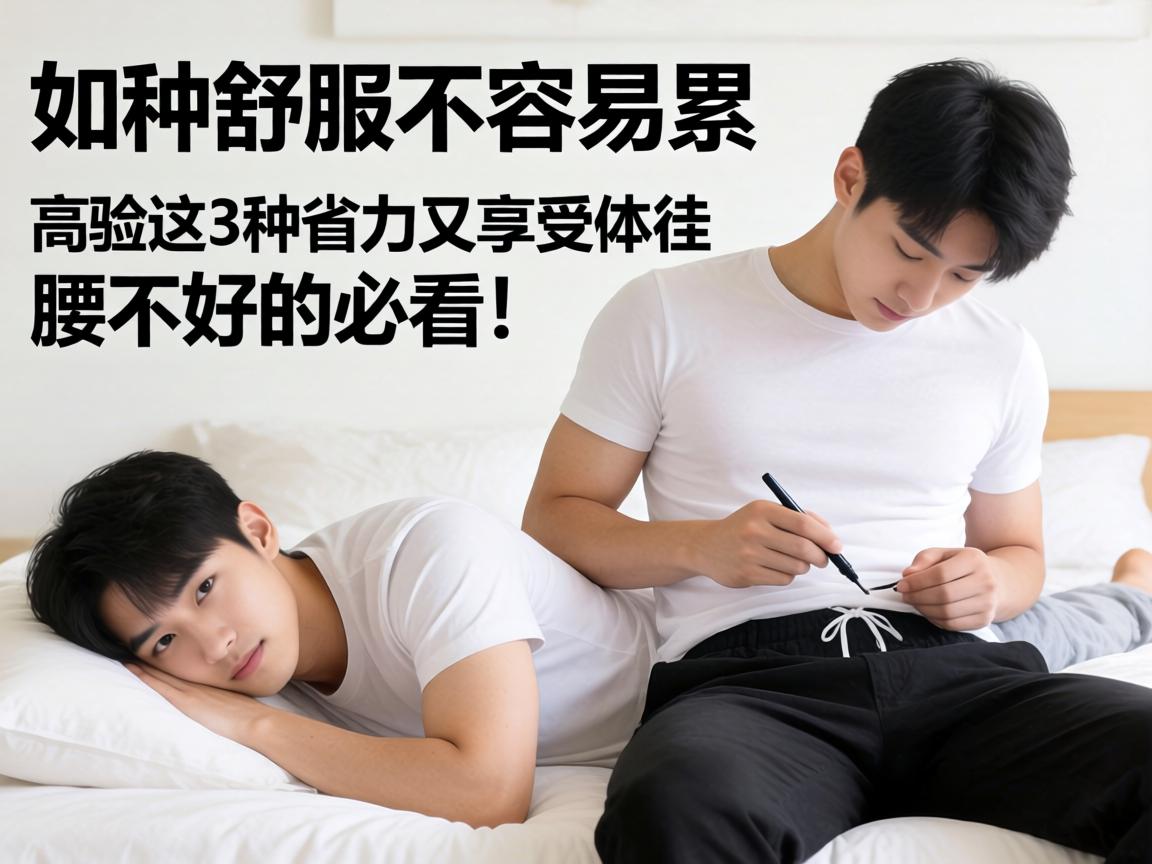 哪种姿势男生舒服不容易累？亲测这3种省力又享受的体位，腰不好的必看！