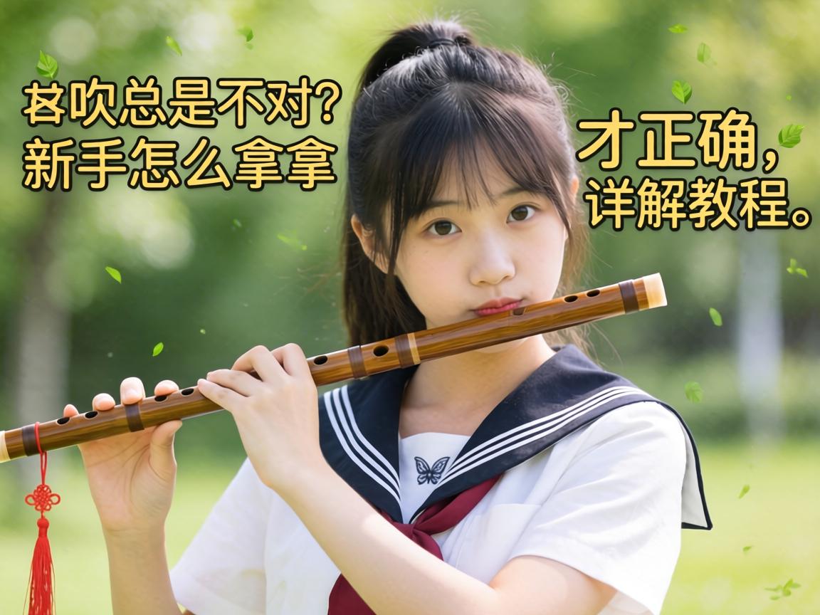 吹箫女生姿势总是不对？新手怎么拿笛子才正确_详解教程 - 凯格尔/PC肌社区-P动-凯格尔/PC肌社区-P动