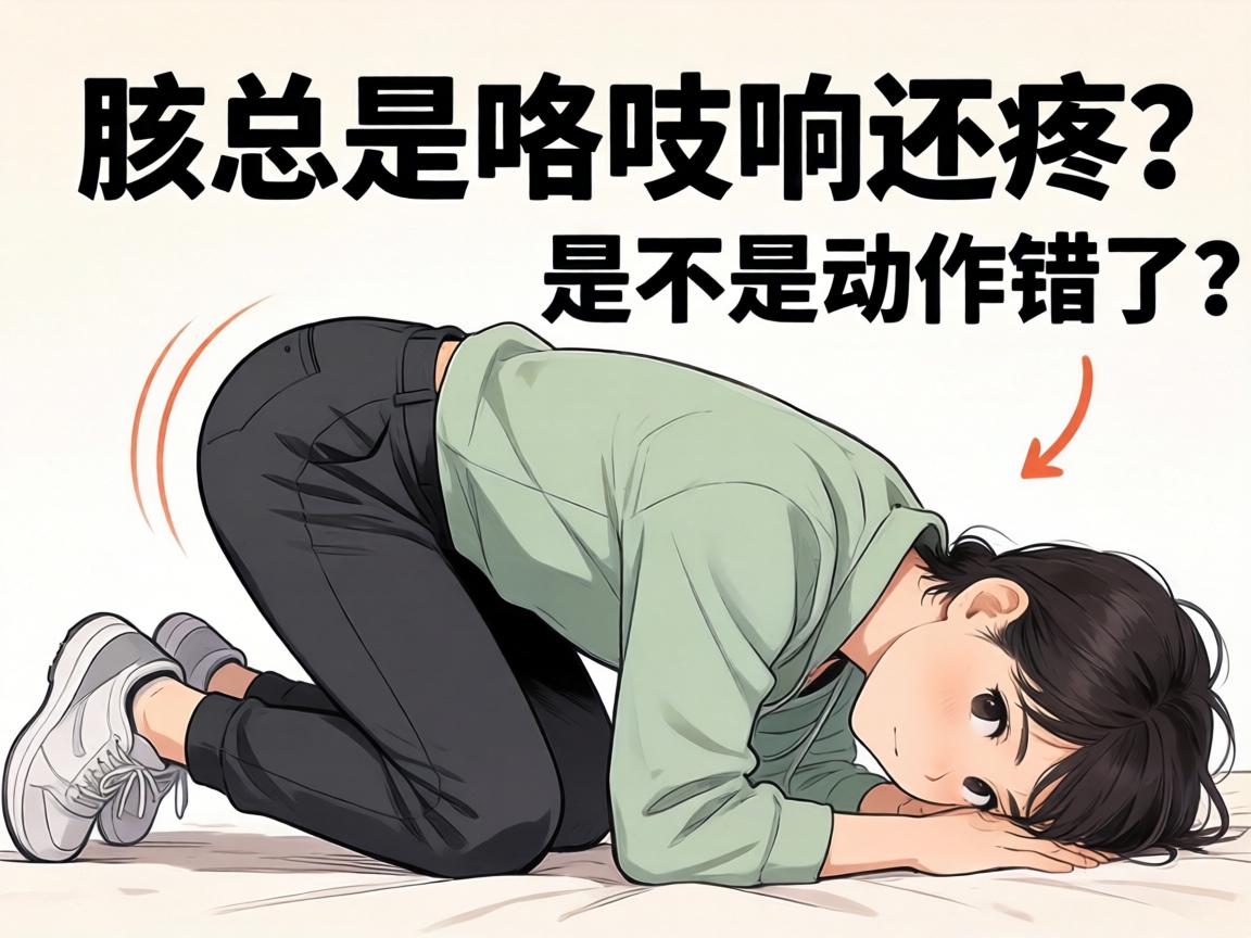 跪姿势躺下_膝盖总是咯吱响还疼？是不是动作错了？