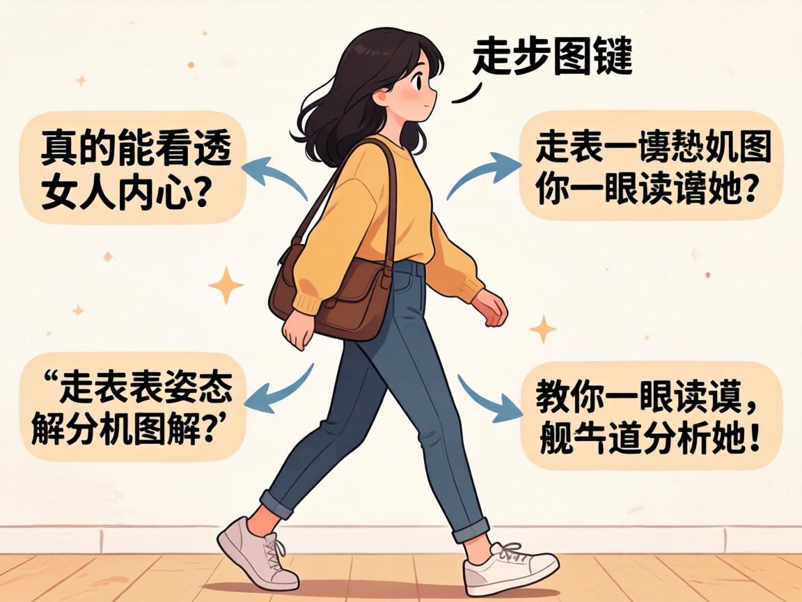 走路姿势真的能看透女人内心？女性走路姿态分析图解，教你一眼读懂她！ - 凯格尔/PC肌社区-P动-凯格尔/PC肌社区-P动