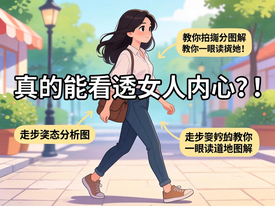 走路姿势真的能看透女人内心？女性走路姿态分析图解，教你一眼读懂她！