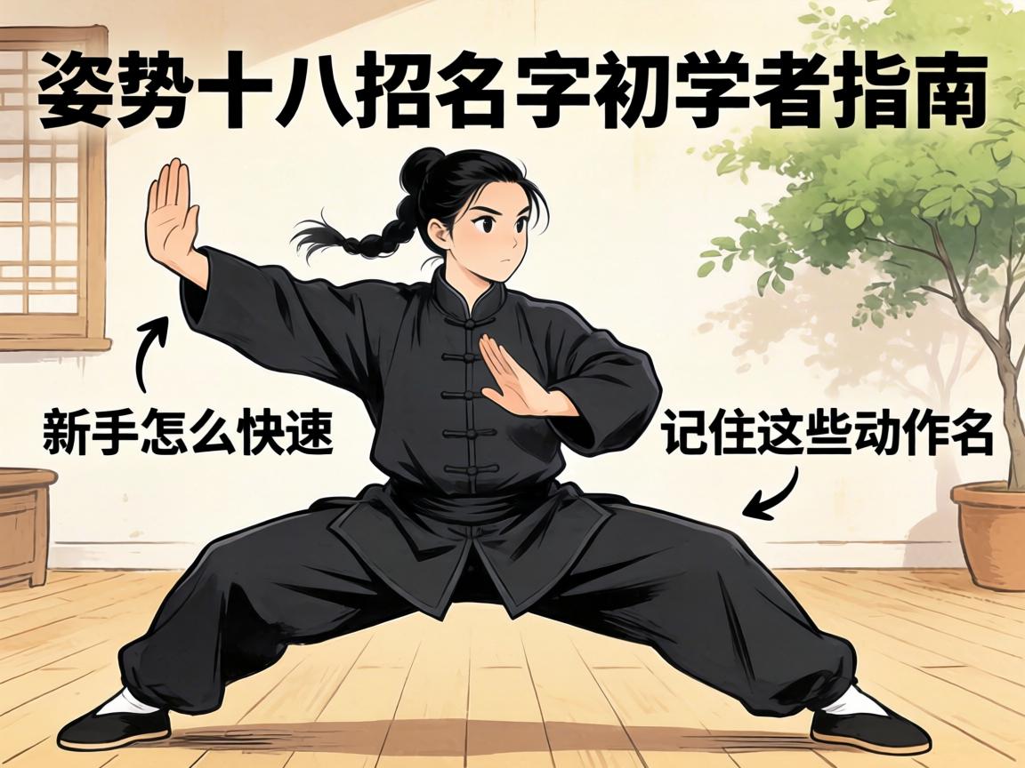 姿势十八招名字初学者指南：新手怎么快速记住这些动作名？