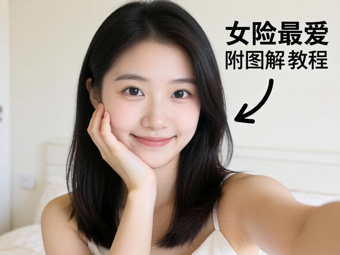 女生最爱姿势图片，自拍怎么摆才显脸小又自然？附图解教程