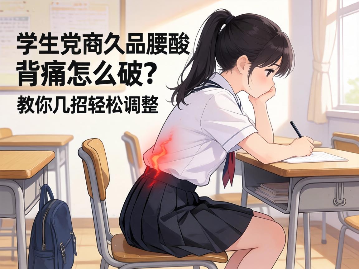 学生党在教室久坐腰酸背痛怎么破?教你几招轻松调整在椅子上姿势! 学生党在教室久坐腰酸背痛怎么破?教你几招轻松调整在椅子上姿势!