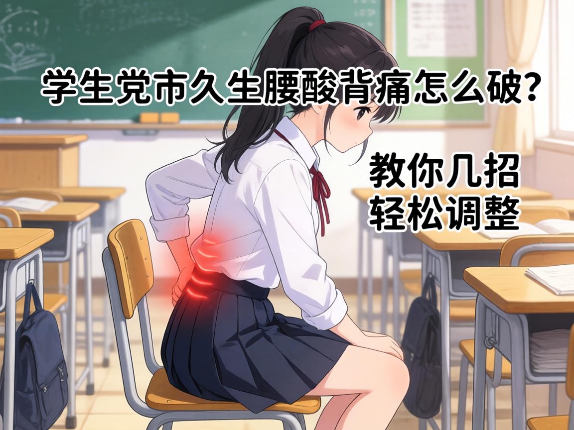 学生党在教室久坐腰酸背痛怎么破?教你几招轻松调整在椅子上姿势! 学生党在教室久坐腰酸背痛怎么破?教你几招轻松调整在椅子上姿势!