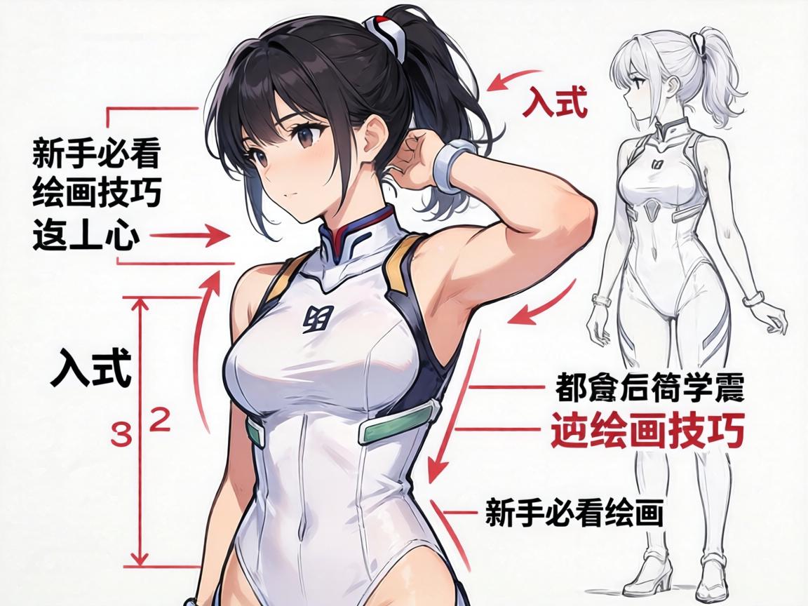 后入式动漫姿势怎么画才自然_新手必看绘画技巧与人体工学解析