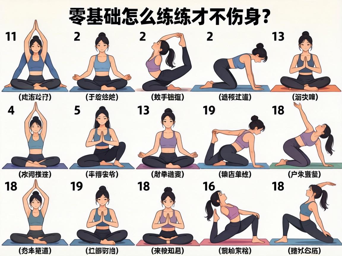 18种瑜伽体式图片大全图解,零基础怎么练才不伤身? 18种瑜伽体式图片大全图解,零基础怎么练才不伤身?