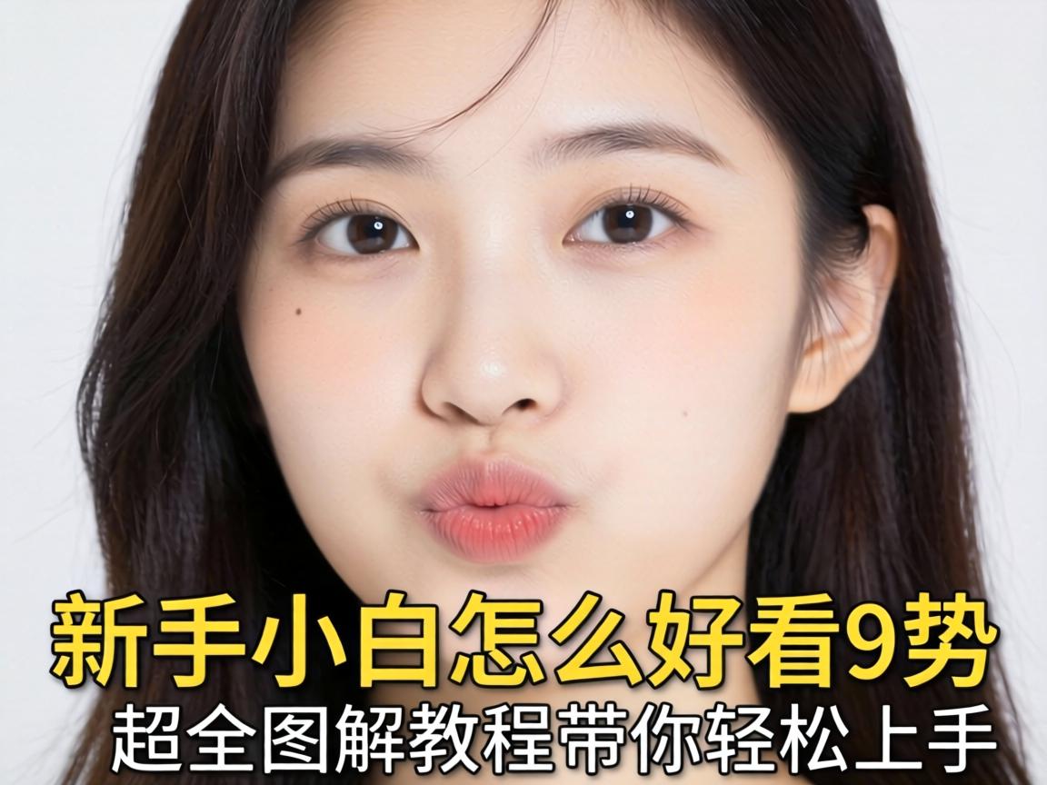 新手小白怎么拍出好看的口部姿势？超全图解教程带你轻松上手