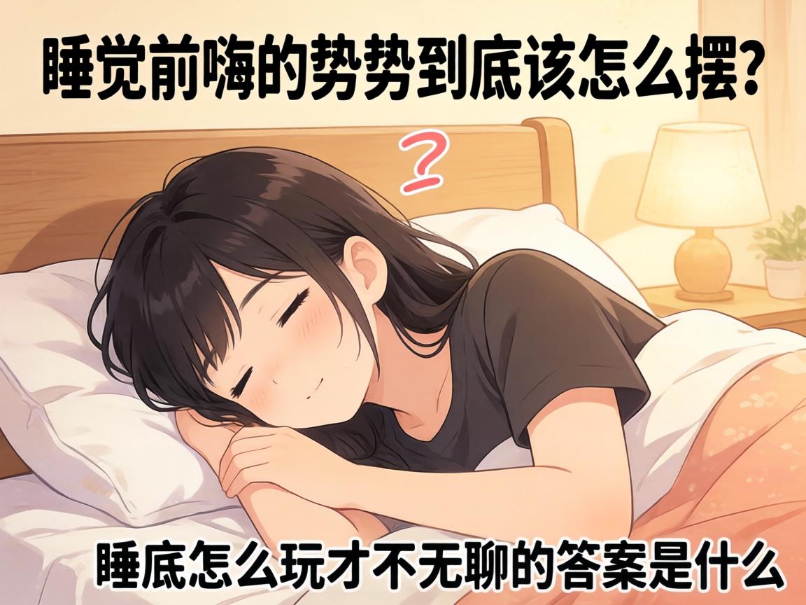 睡觉前嗨的姿势到底该怎么摆？,睡前怎么玩才不无聊的答案是什么？