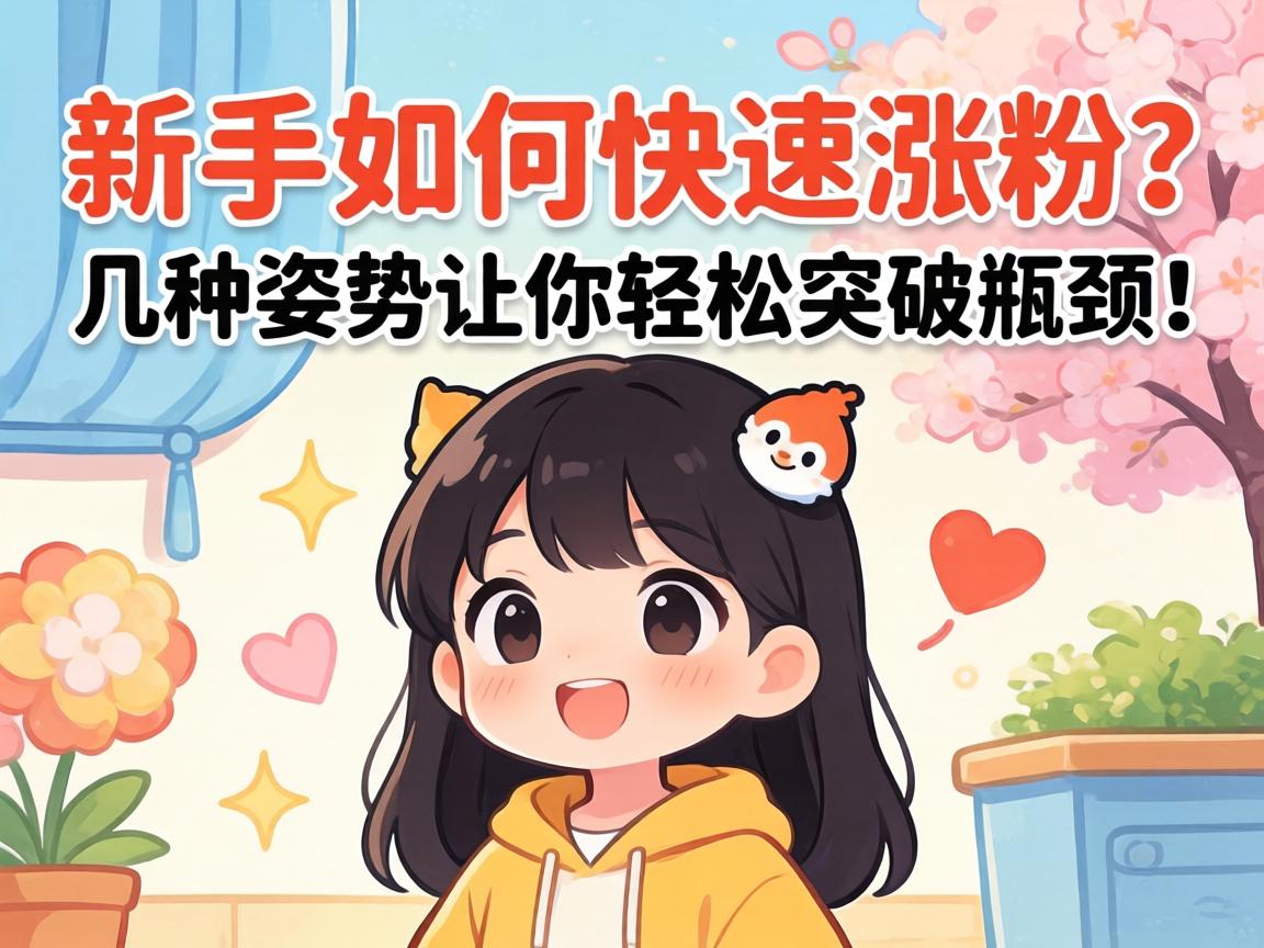 新手如何快速涨粉?这几种姿势让你轻松突破瓶颈! 新手如何快速涨粉?这几种姿势让你轻松突破瓶颈!