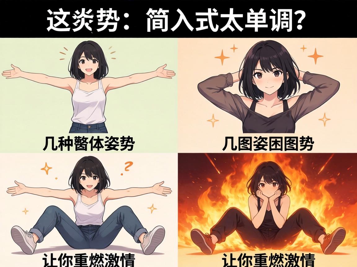 后入式太单调？这几种变体姿势图解让你重燃激情