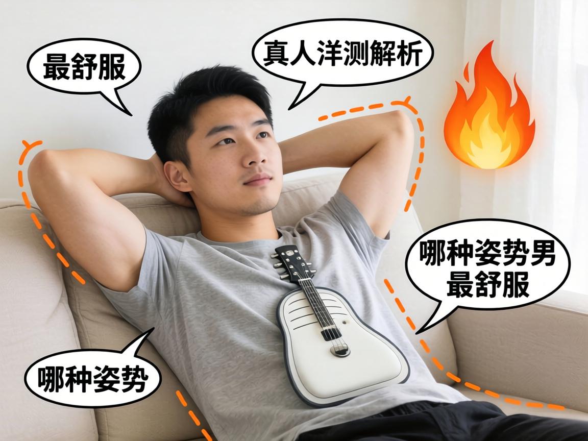 男人最舒服的姿势图解 | 真人实测解析，哪种姿势男最舒服🔥