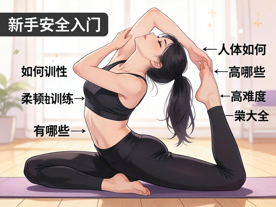 人体柔韧性训练有哪些高难度动作图解大全？新手如何安全入门练习