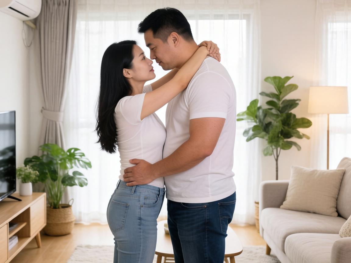 跟老婆站着性姿势图片里的动作，身高差大的夫妻在家里该怎么选才合适？