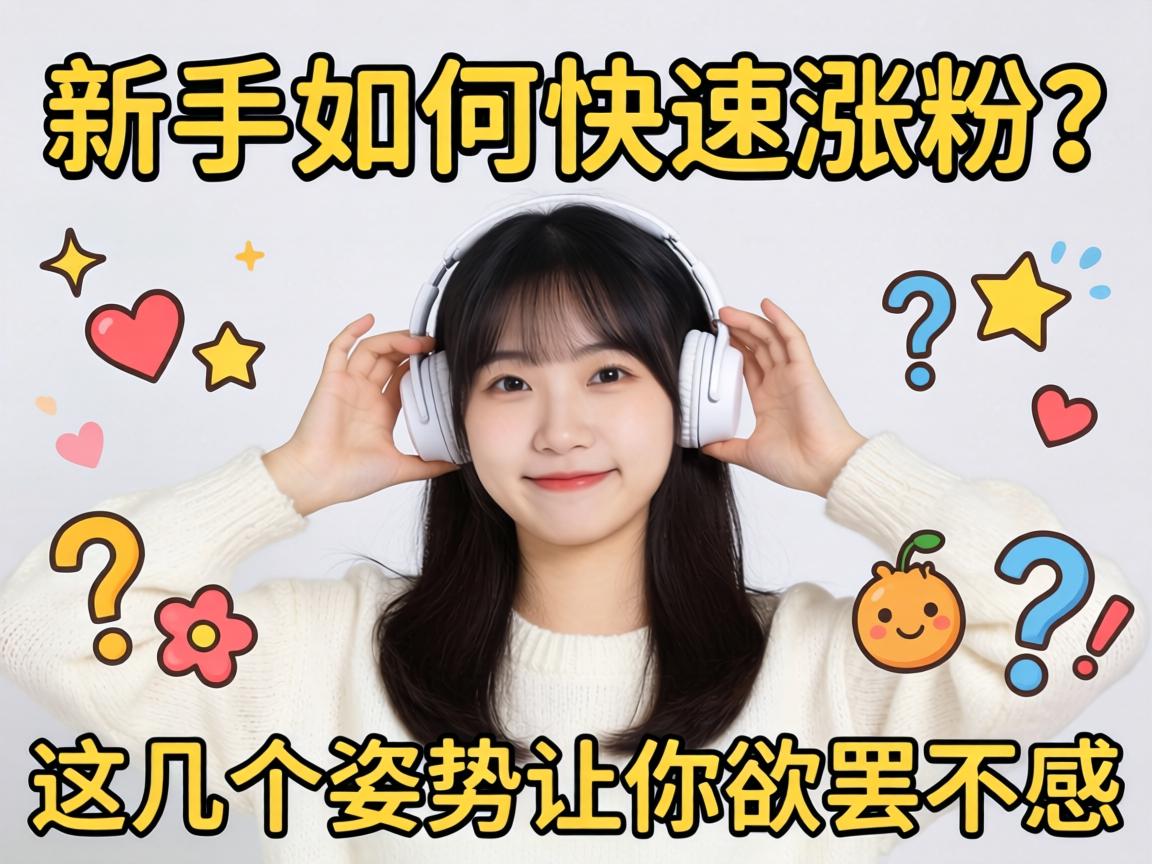 新手如何快速涨粉?这几个姿势让你欲罢不能 新手如何快速涨粉?这几个姿势让你欲罢不能