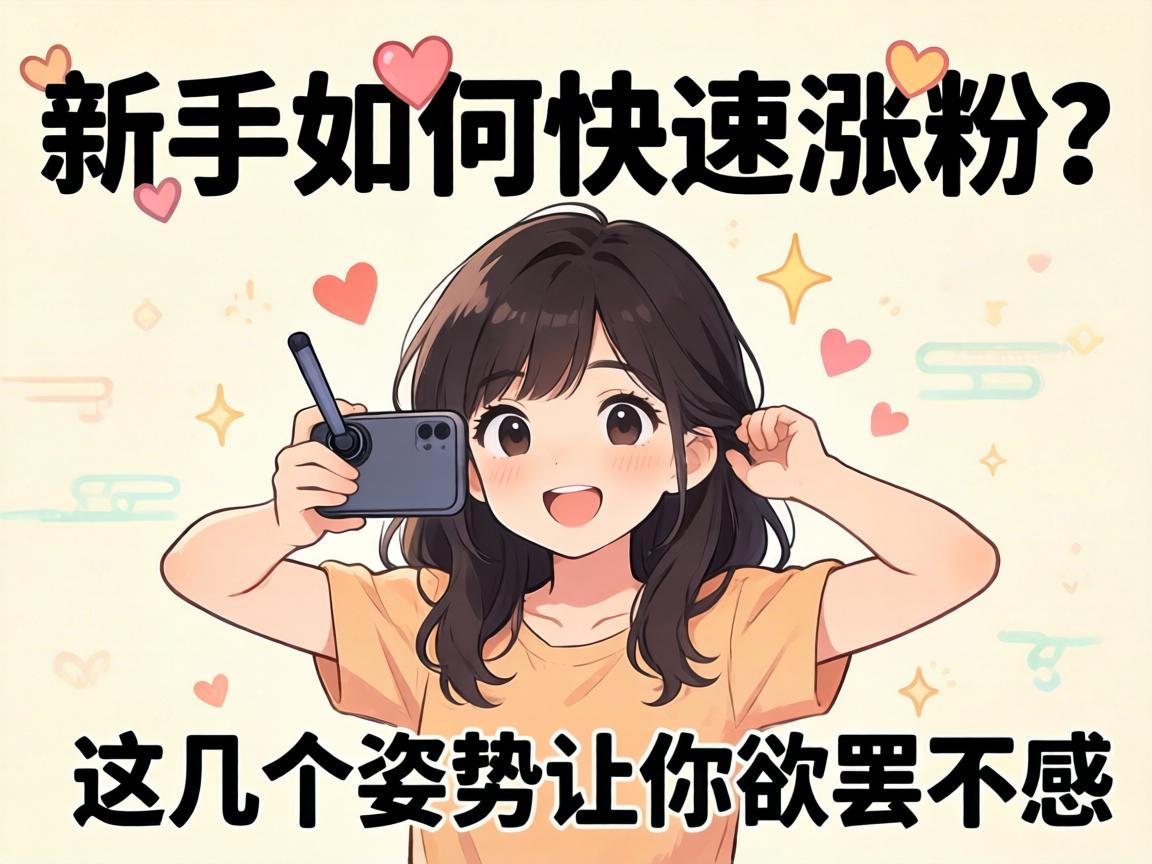 新手如何快速涨粉?这几个姿势让你欲罢不能 新手如何快速涨粉?这几个姿势让你欲罢不能
