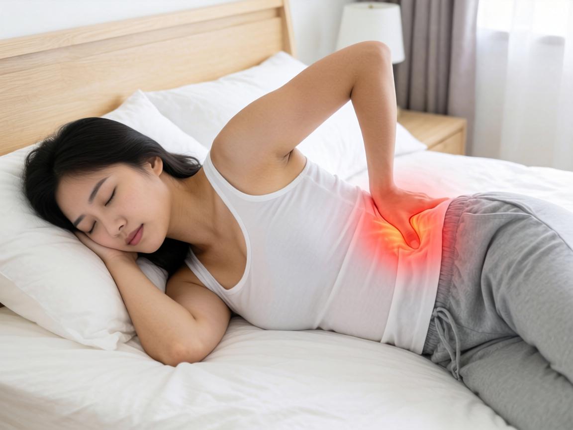真人床上的姿势动态图片_改善睡眠和缓解腰痛的睡姿怎么选？