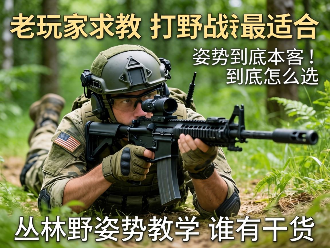 老玩家求教！打野战最适合的姿势到底怎么选？,丛林野战趴射姿势教学谁有干货？