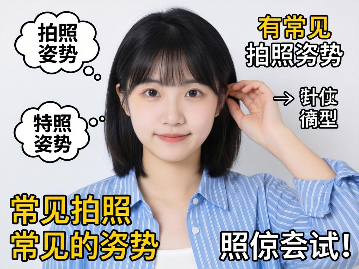 有哪些常见拍照姿势值得尝试？