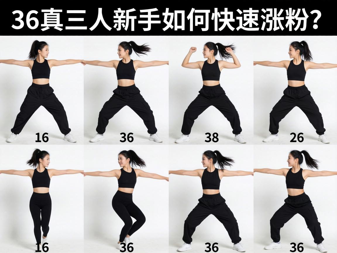 36个姿势动态图真人演示，新手如何快速涨粉？