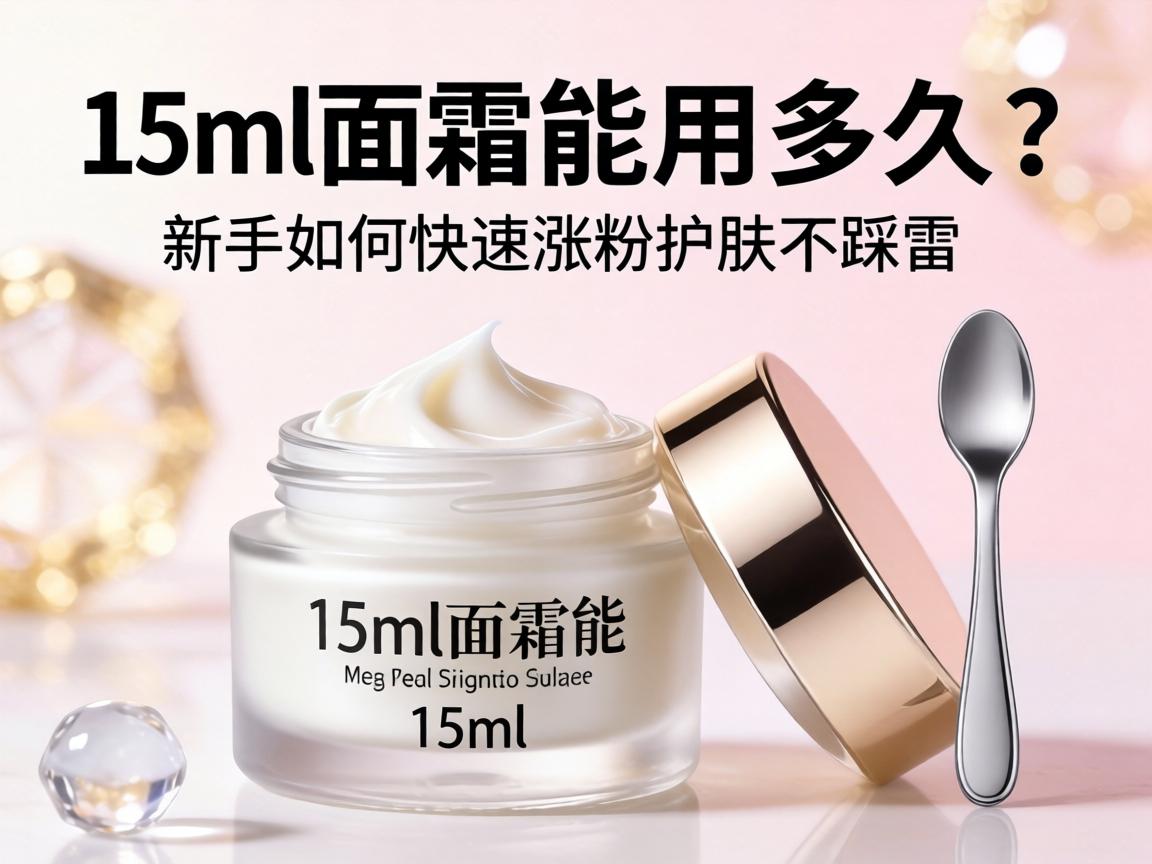 15ml面霜能用多久？新手如何快速涨粉护肤不踩雷，15ml等于多少勺？ - 凯格尔/PC肌社区-P动-凯格尔/PC肌社区-P动