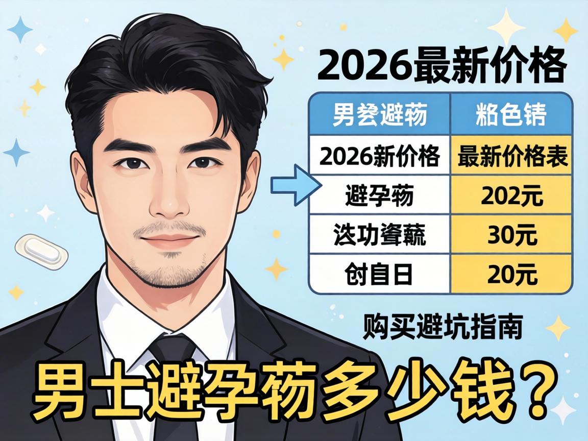 男性避孕药多少钱?2026最新价格表及购买避坑指南 男性避孕药多少钱?2026最新价格表及购买避坑指南