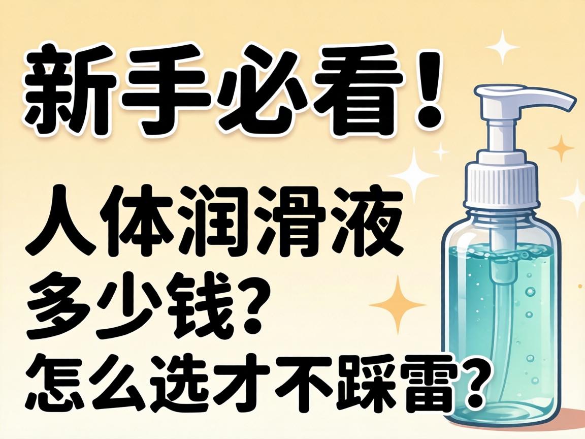 新手必看！人体润滑液多少钱？怎么选才不踩雷？