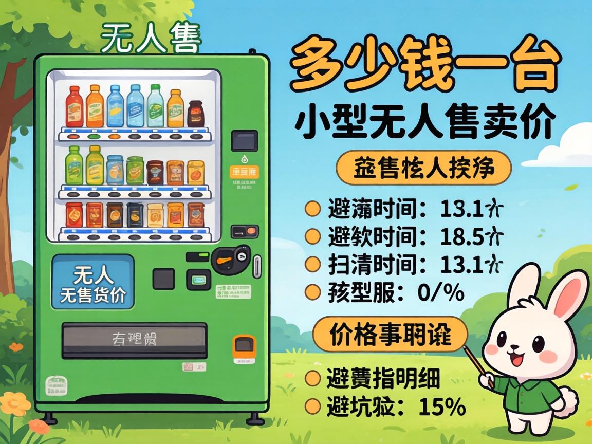 无人售卖机多少钱一台_小型无人售货机价格明细及避坑指南