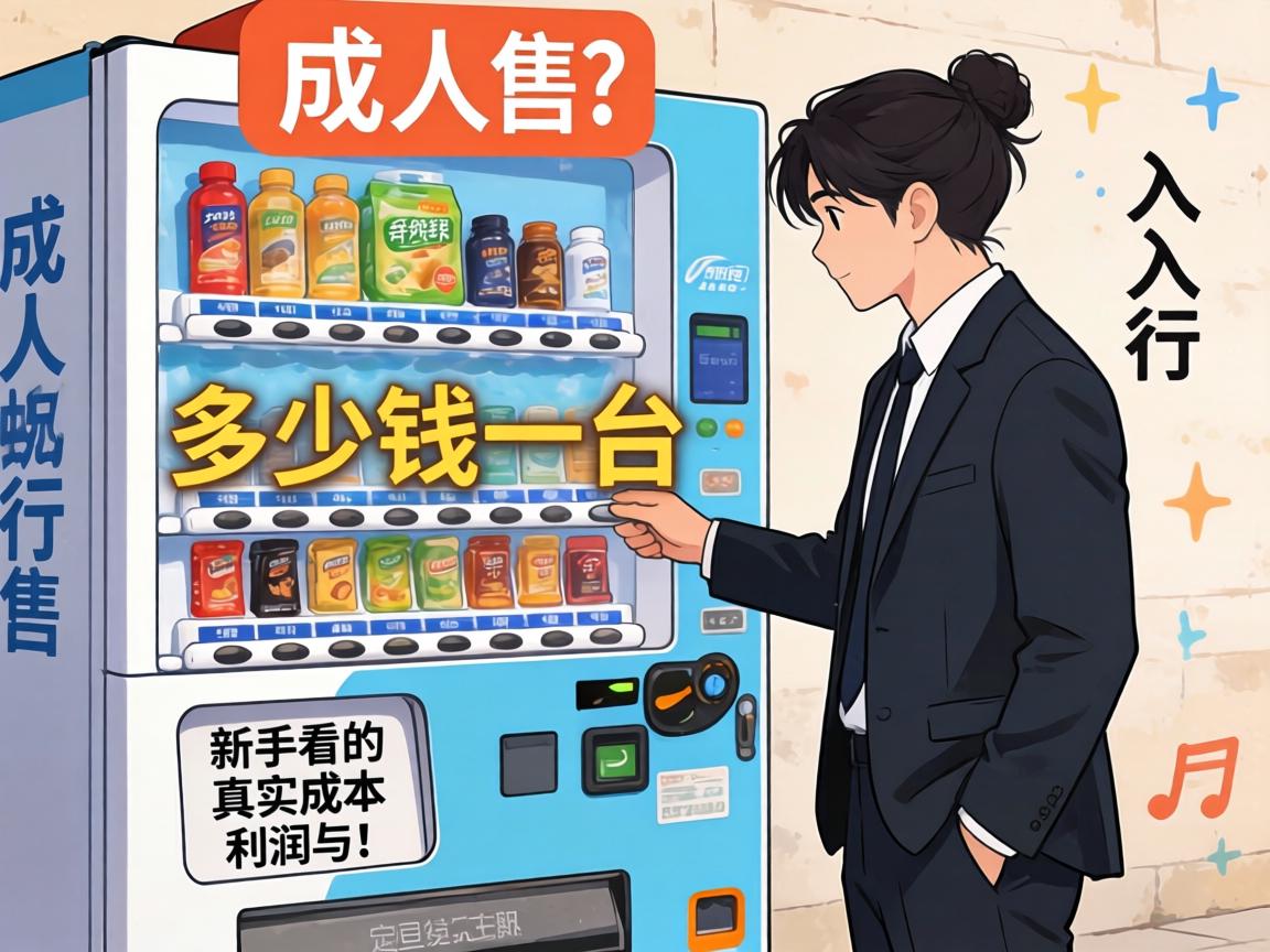 成人用品自动售货机多少钱一台?想入行的新手必看的真实成本与利润分析 成人用品自动售货机多少钱一台?想入行的新手必看的真实成本与利润分析