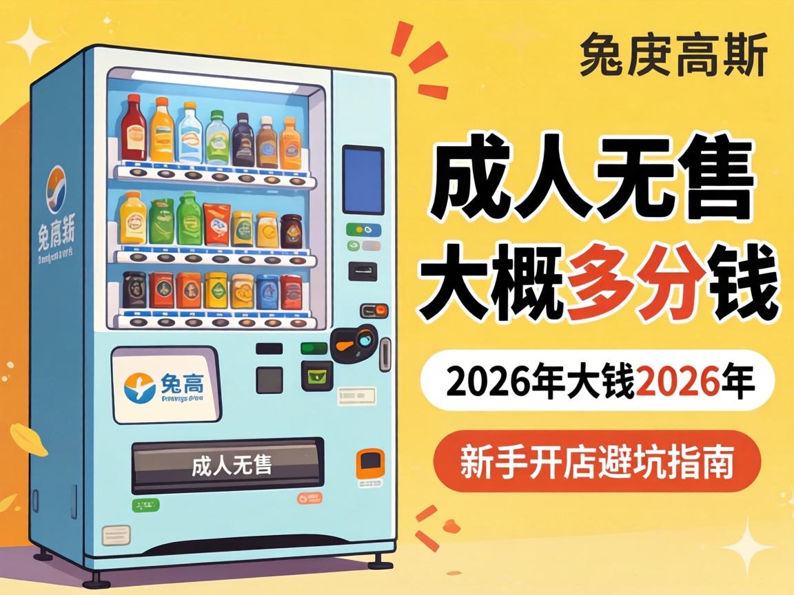 成人无人售货机一台大概多少钱？2026年新手开店避坑指南