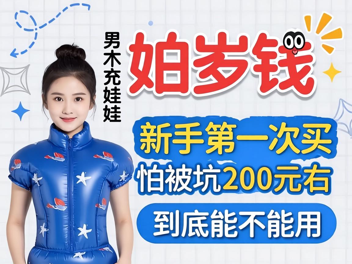 男用充气娃娃多少钱？新手第一次买怕被坑，200元左右到底能不能用？