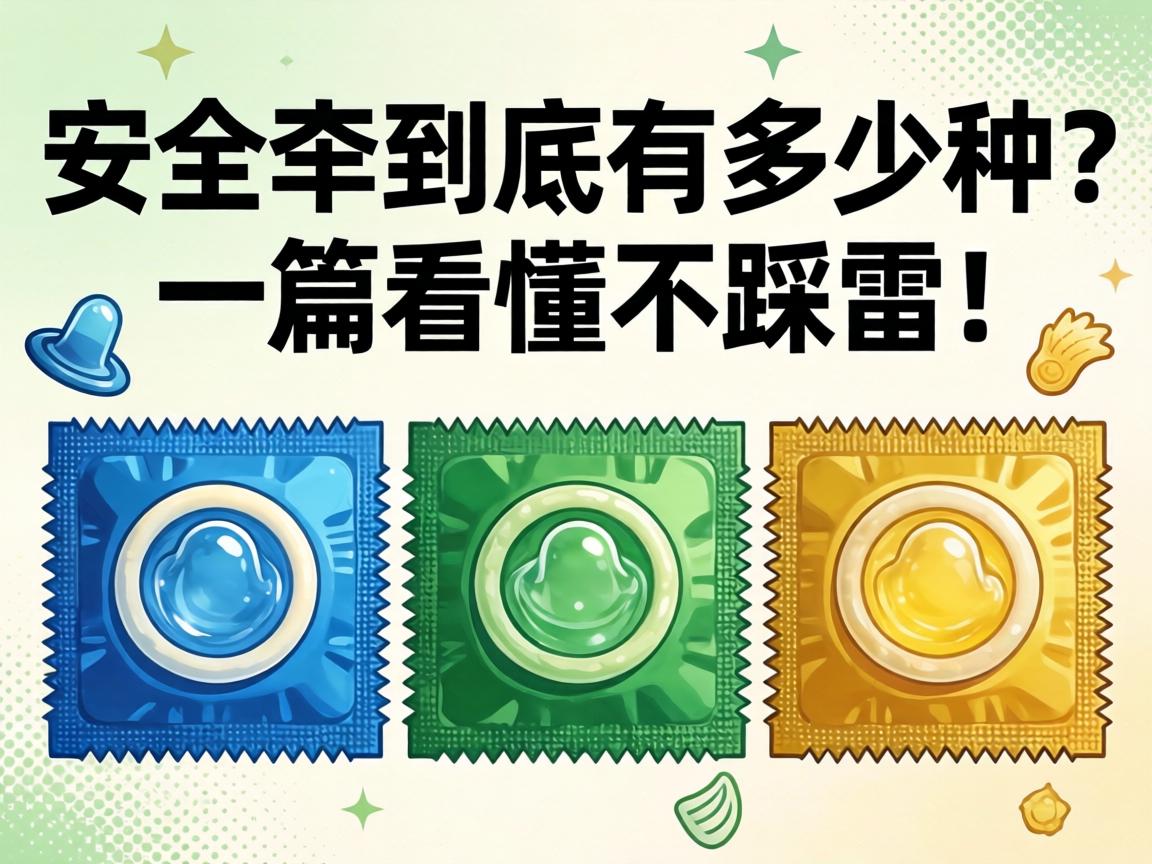 安全套到底有多少种?一篇看懂不踩雷! 安全套到底有多少种?一篇看懂不踩雷!
