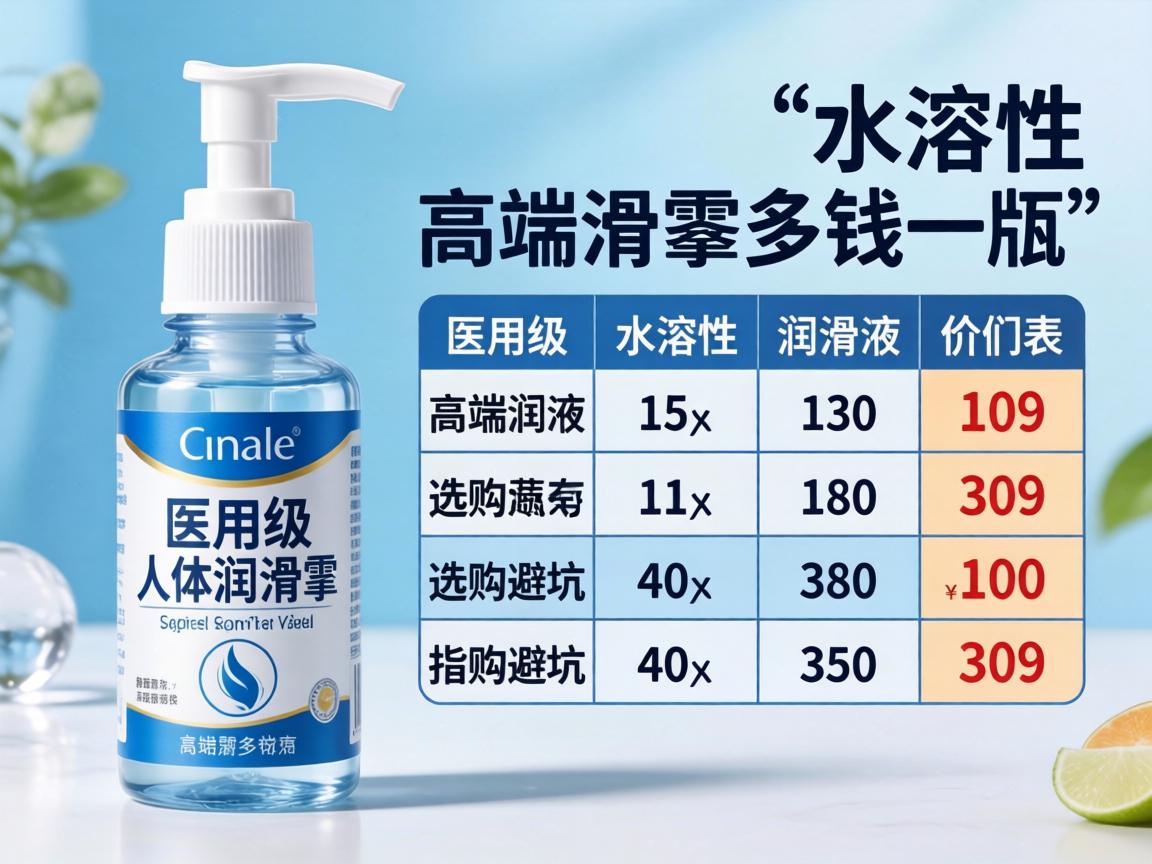 医用级人体润滑剂多少钱一瓶?水溶性高端润滑液价格表及选购避坑指南 医用级人体润滑剂多少钱一瓶?水溶性高端润滑液价格表及选购避坑指南