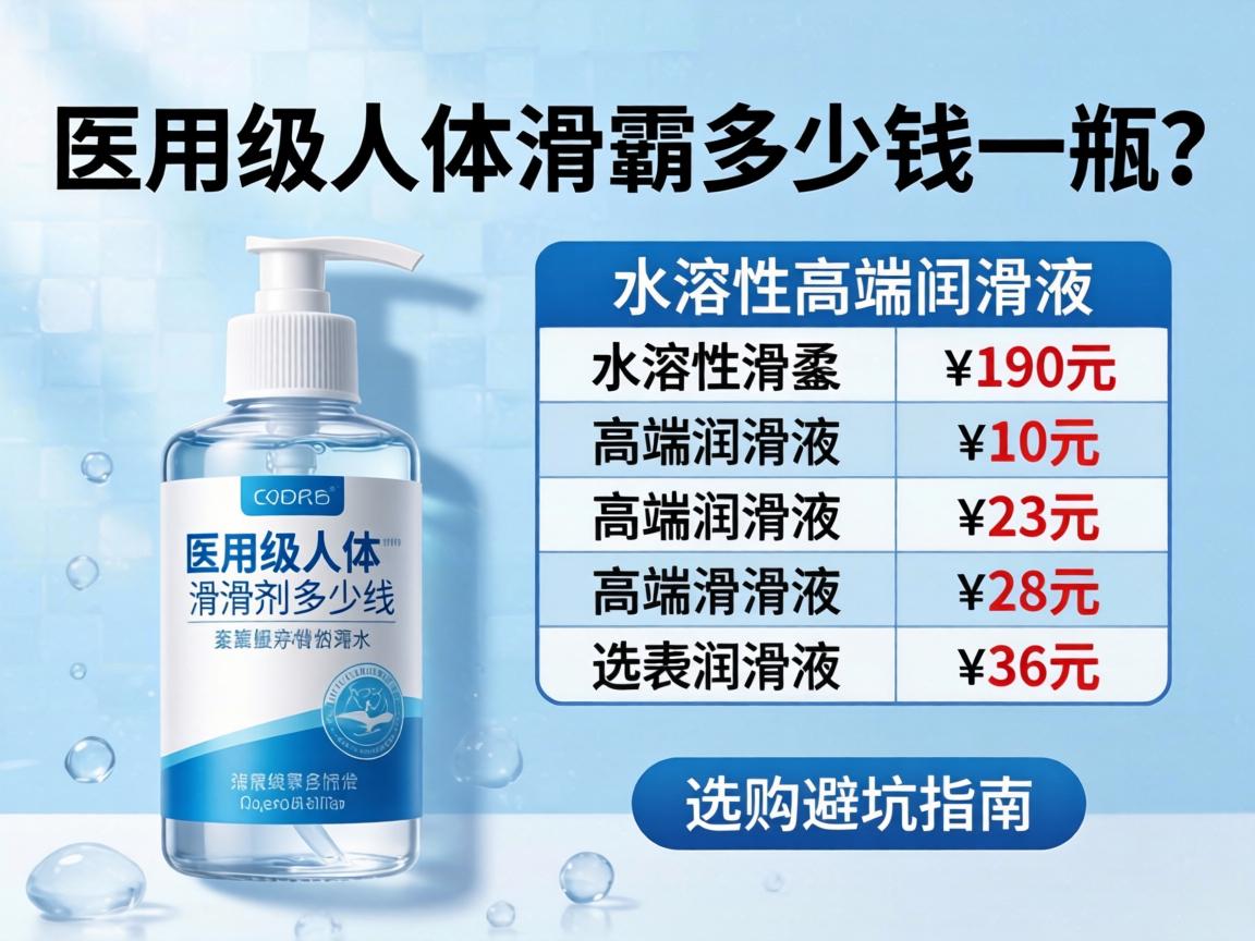 医用级人体润滑剂多少钱一瓶?水溶性高端润滑液价格表及选购避坑指南 医用级人体润滑剂多少钱一瓶?水溶性高端润滑液价格表及选购避坑指南