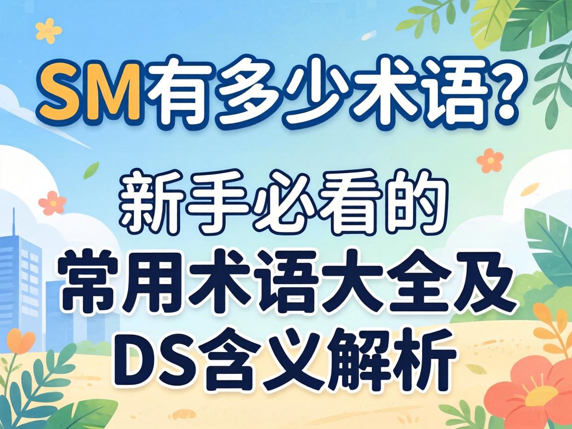 SM有多少术语？新手必看的常用术语大全及DS含义解析